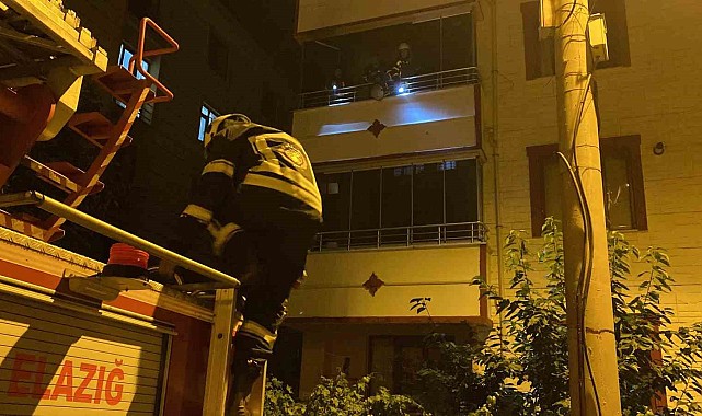 Elazığ'da alkollü şahıs evi yaktı