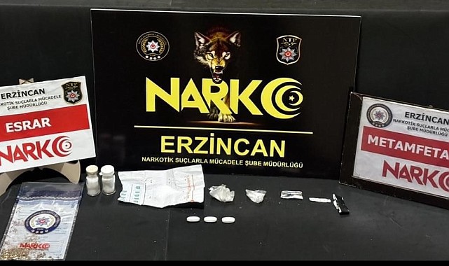 Erzincan'da uyuşturucu ticareti yapmak suçundan 3 kişi tutuklandı