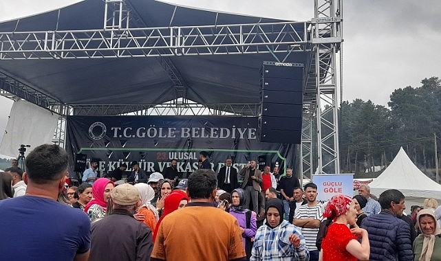 Göle Kültür ve Kaşar Festivali sona erdi