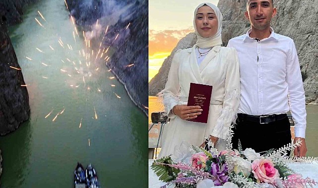 Karanlık Kanyon nikah akdine şahitlik etti