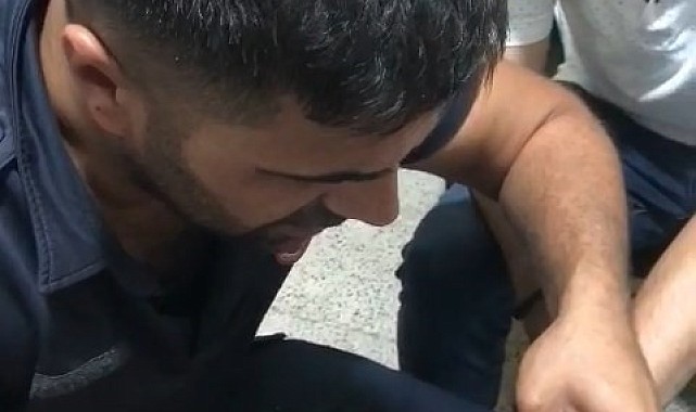 Parmağına sıkışan yüzüğü itfaiye ekipleri çıkardı
