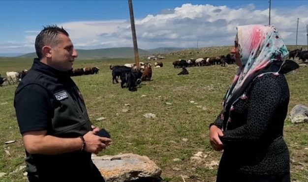 Tarım Müdürü Cineviz, Gölgeli köyü yaylasını ziyaret etti