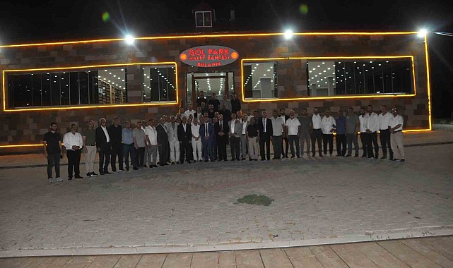 Tayini çıkan Kaymakam Oğuzhan Ocak için veda yemeği