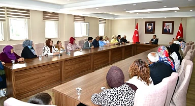 Vali Çiçek, dernek misafirleriyle bölgesel konuları değerlendirdi