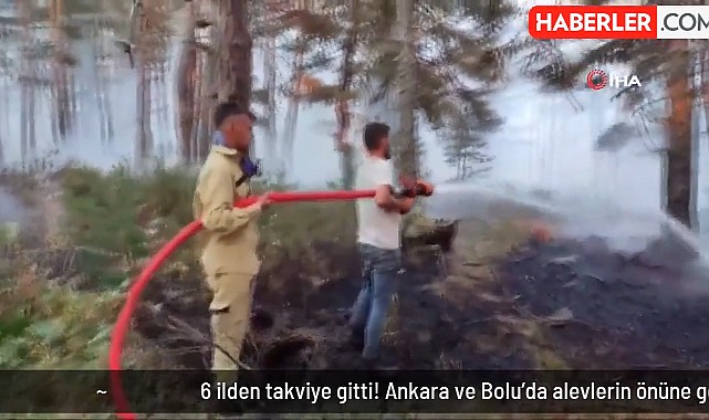 6 ilden takviye gitti! Ankara ve Bolu'da alevlerin önüne geçilemiyor