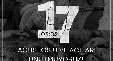 Ardahan Eğitim-İş, 17 Ağustos depremini unutmadı