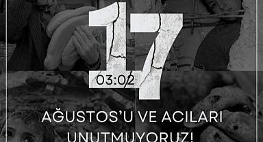 Ardahan Eğitim-İş, 17 Ağustos depremini unutmadı
