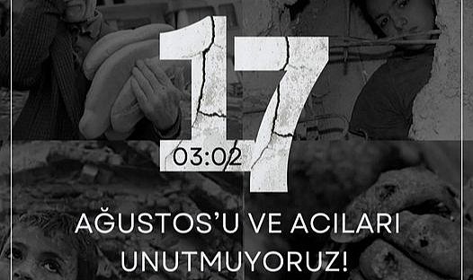 Ardahan Eğitim-İş, 17 Ağustos depremini unutmadı