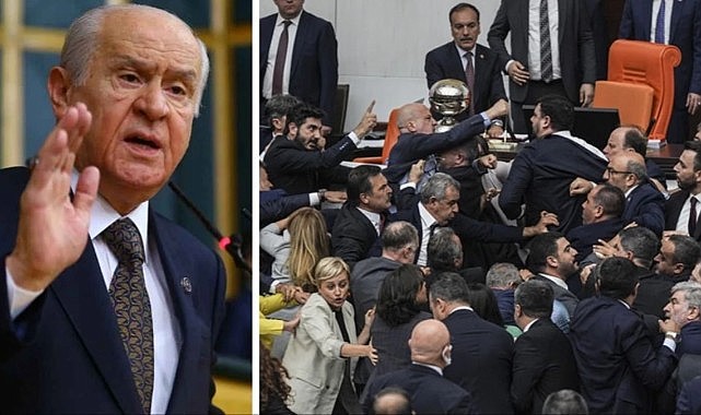 Bahçeli'den yumruklu oturuma ilk yorum: Can Atalay konusu tamamıyla kapanmıştır