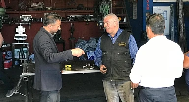 Başkan Yılmaz'dan Küçük Sanayi Sitesi esnafına sıcak ziyaret
