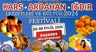 Başkentte, Kars-Ardahan-Iğdır lezzetleri ve kültür festivali