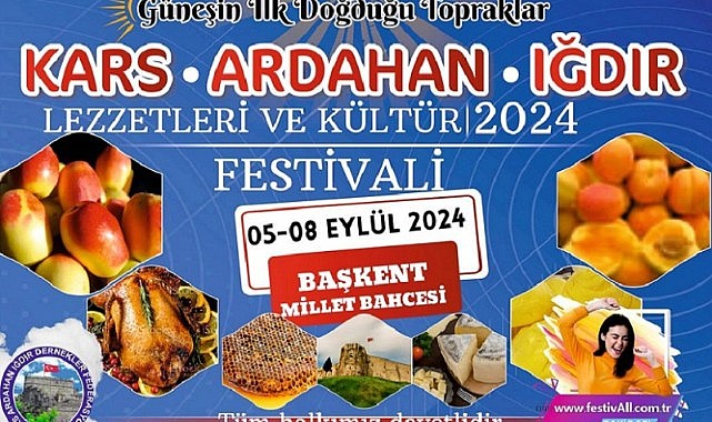 Başkentte, Kars-Ardahan-Iğdır lezzetleri ve kültür festivali