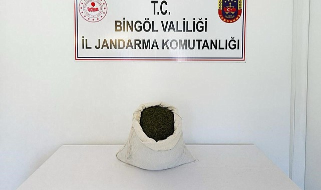 Bingöl'de 8 kiloya yakın uyuşturucu madde ele geçirildi