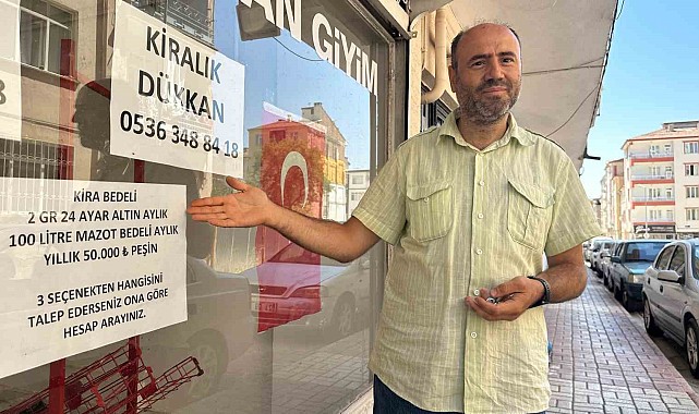 Böyle 'kiralık' ilanı görülmedi: Kirayı 400 ekmekten 100 litre mazota çekti