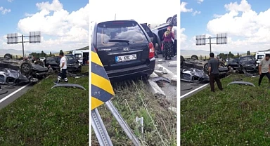 Çevre yolunda yine kaza : 7 yaralı
