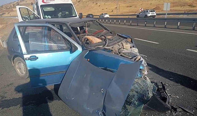 Elazığ'da trafik kazası: 2 yaralı