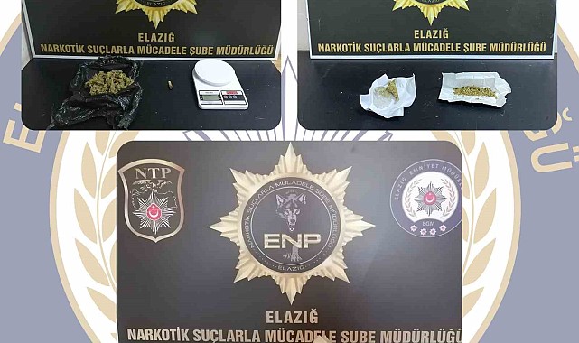 Elazığ'da uyuşturucu operasyonu: 6 kişi yakalandı