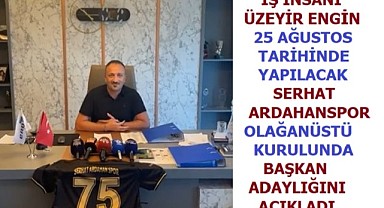Engin, “Serhat Ardahanspor’u gelecek yıl mutlaka 3. lige çıkaracağız”