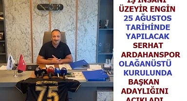 Engin, “Serhat Ardahanspor’u gelecek yıl mutlaka 3. lige çıkaracağız”