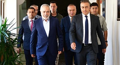 Eski Bakan yardımcısı Tunç, Vali Çiçek’le görüştü