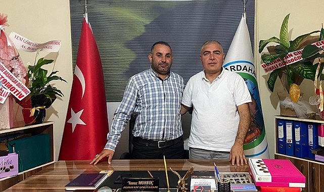 Gazeteci Karakaya’dan, Kent Konseyi başkanına “hayırlı olsun” ziyareti