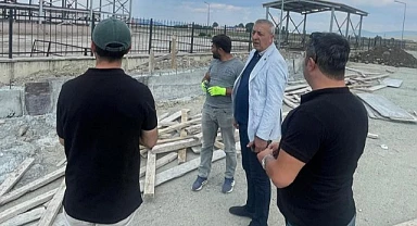 Göle Belediyesi hayvan pazarında modernizasyon çalışması başlattı