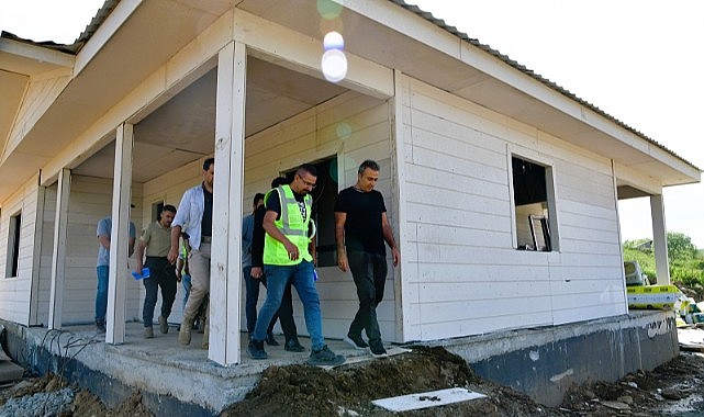 Göle’de yapımı devam eden deprem konutları 1 yıl içinde tamamlanacak
