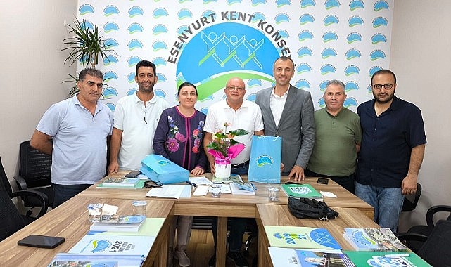 GÖLE-FED’ten, Esenyurt Kent Konseyi başkanı Dağ’a hayırlı olsun ziyareti