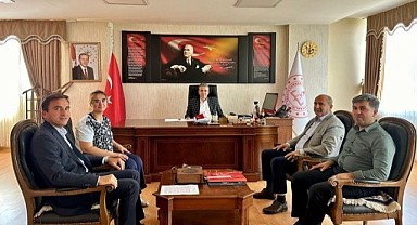 İl Milli Eğitim Müdürü Yusuf Uzantı, Göle İlçe Eğitim heyetini ağırladı