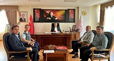 İl Milli Eğitim Müdürü Yusuf Uzantı, Göle İlçe Eğitim heyetini ağırladı