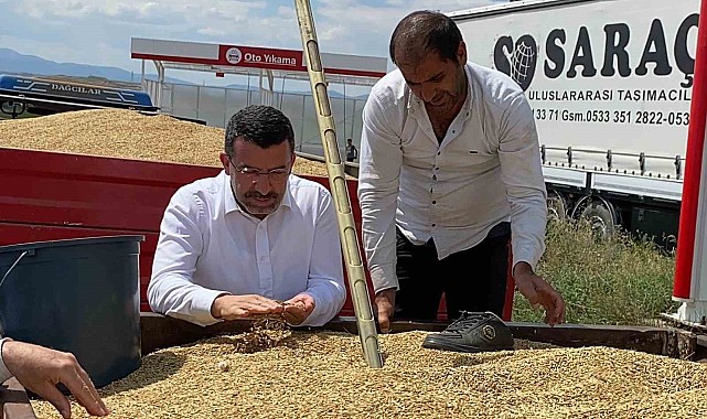 Milletvekili Çalkın, TMO alımlarını yerinde inceledi