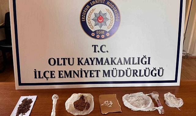 Oltu'da uyuşturucu operasyonu