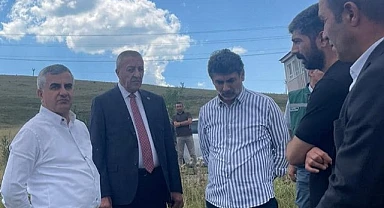 Orhan Atalay, Göle Belediyesinin içme suyu projesini yerinde inceledi