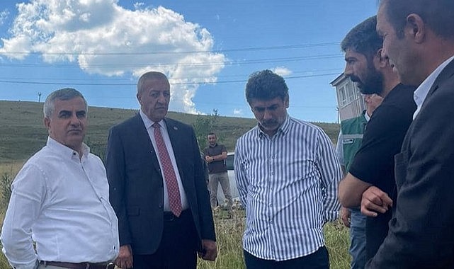 Orhan Atalay, Göle Belediyesinin içme suyu projesini yerinde inceledi