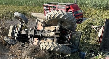 Posof'ta traktör kazası: 1 ölü, 1 yaralı