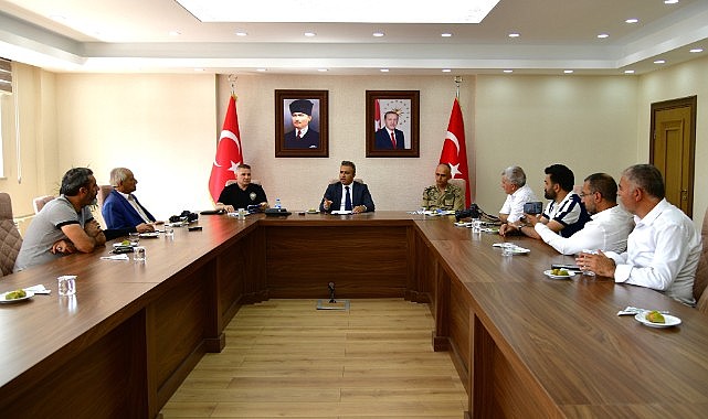 Vali Çiçek, 7 aylık asayiş olaylarını değerlendirdi