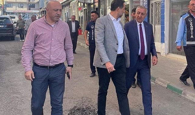 Vekil İncesu, Göle'de esnaf ziyaretine çıktı