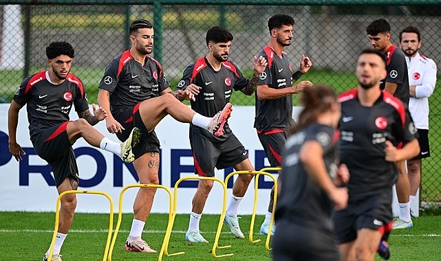 A Milli Futbol Takımı, Galler maçının hazırlıklarına başladı