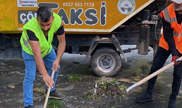 Ardahan Belediyesi’nden park temizliği