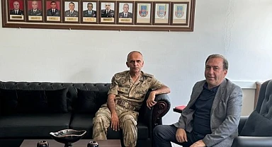 ATSO başkanı Demirci, yeni Jandarma Komutanı Gülecen’i ziyaret etti