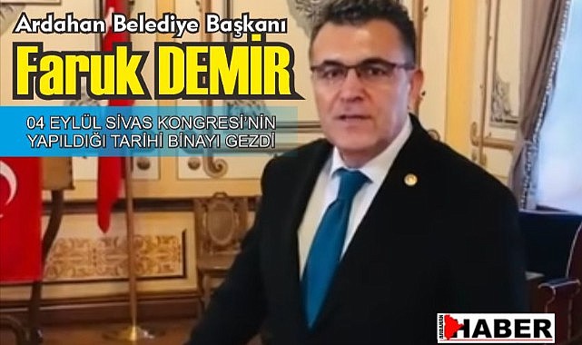 Başkan Demir, tarihi kongre binasını gezdi