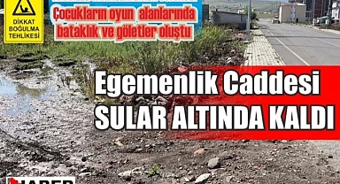 Caddeler “gölete” dönüştü!