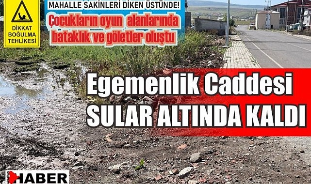 Caddeler “gölete” dönüştü!