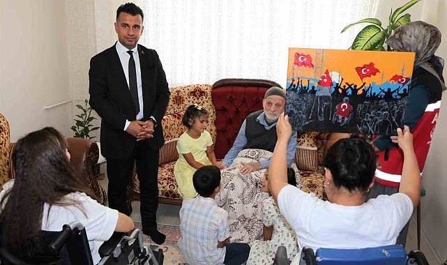 Devlet korumasındaki çocuklar kore gazisiyle buluştu