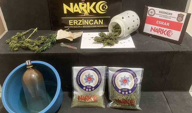 Erzincan'da uyuşturucu ticareti yapmak suçundan 1 kişi tutuklandı