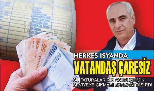 Gökçe, “Belediye su faturaları ile vatandaşı soyuyor”