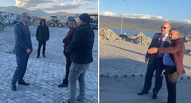 İl Özel İdaresi Çıldır Tır Parkı'nda incelemelerde bulundu