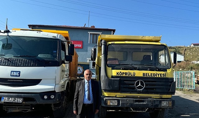 Köprülü beldesinde kamyon sevinci!