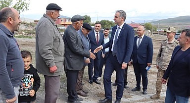Köy sakinleri ile buluşan Kaymakam Kılıç, talepleri dinledi