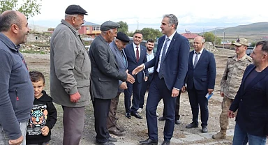 Köy sakinleri ile buluşan Kaymakam Kılıç, talepleri dinledi